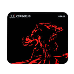 ASUS Cerberus Mat Mini Tappetino per mouse per gioco da computer Nero, Rosso