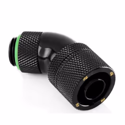 Bitspower BP-MB45R2CPF-CC3U, Guarnizione, Ottone, Nero, Verde, 1/4"