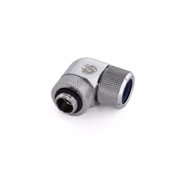 Bitspower BP-E90RMLA14, Tubo, Ottone, Argento, 1/4", 90°, 1,4 cm