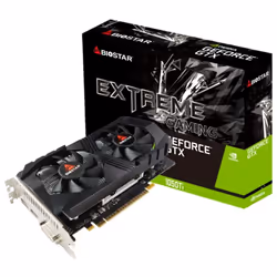 Biostar GeForce GTX1050Ti, GeForce GTX 1050 Ti, 4 GB, GDDR5, 128 bit, 7680 x 4320 Pixel, PCI Express 3.0