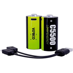 Verico - LoopEnergy Batteria ricaricabile 1/2 Torcia (c) Li-Ion 3700 mAh 1.5 v 2 pz.