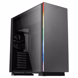 Aerocool Glo, Midi Tower, PC, Nero, ATX, CEB, micro ATX, Mini-ITX, Blu, Verde, Rosso, Frontale