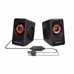 Mars Gaming MS1 altoparlante Nero, Rosso Cablato 10 W - Vista aggiuntiva 4