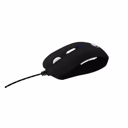 Mars Gaming MMHA1, Ambidestro, Ottico, USB tipo A, 3200 DPI, Nero