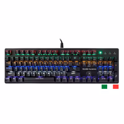 Mars Gaming MK4RITALY tastiera USB Italiano, Inglese US Nero