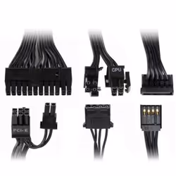 Thermaltake SPS-730M alimentatore per computer 730 W 20+4 pin ATX ATX Nero - Vista aggiuntiva 5