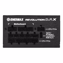Enermax Revolution DFX alimentatore per computer 850 W 20+4 pin ATX ATX Nero - Vista aggiuntiva 7