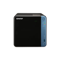 QNAP TS-453BE NAS Mini Tower Intel® Celeron® J3455 4 GB DDR3L 0 TB QNAP Turbo System Nero