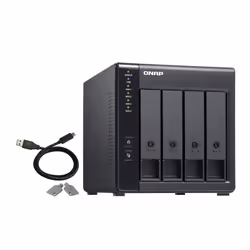 QNAP TR-004 contenitore di unità di archiviazione Box esterno HDD/SSD Nero 2.5/3.5" - Vista aggiuntiva 5