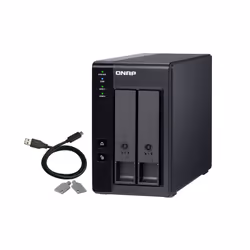 QNAP TR-002 contenitore di unità di archiviazione Box esterno HDD/SSD Nero 2.5/3.5" - Vista aggiuntiva 5