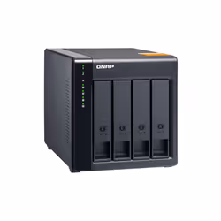 QNAP TL-D400S contenitore di unità di archiviazione Box esterno HDD/SSD Nero, Grigio 2.5/3.5" - Vista aggiuntiva 8
