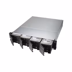 QNAP TL-R1200C-RP contenitore di unità di archiviazione Box esterno HDD/SSD Nero, Grigio 2.5/3.5" - Vista aggiuntiva 7