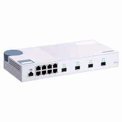 QNAP QSW-M408S switch di rete Gestito L2 Gigabit Ethernet (10/100/1000) Bianco - Vista aggiuntiva 5