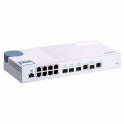 QNAP QSW-M408-2C switch di rete Gestito L2 10G Ethernet (100/1000/10000) Bianco - Vista aggiuntiva 5
