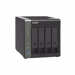 QNAP TS-431X3 NAS Tower Annapurna Labs Alpine AL-314 4 GB DDR3 0 TB QNAP Turbo System Nero - Vista aggiuntiva 7