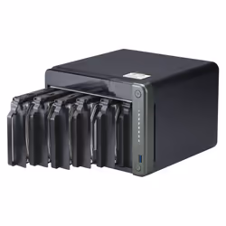 QNAP TS-653D NAS Tower Intel® Celeron® J4125 4 GB DDR4 0 TB QNAP Turbo System Nero