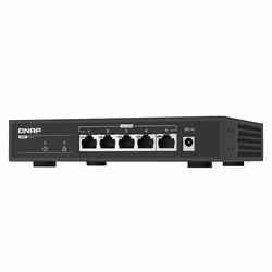 QNAP QSW-1105-5T switch di rete Non gestito Gigabit Ethernet (10/100/1000) Nero - Vista aggiuntiva 5