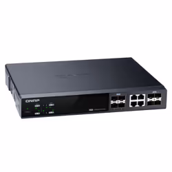 QNAP QSW-M804-4C switch di rete Gestito 10G Ethernet (100/1000/10000) Nero - Vista aggiuntiva 8