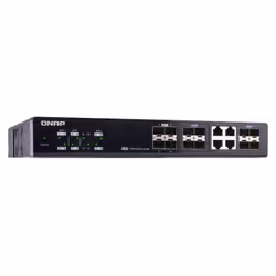 QNAP QSW-M1204-4C switch di rete Gestito 10G Ethernet (100/1000/10000) Nero - Vista aggiuntiva 5