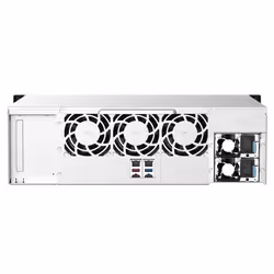 QNAP TS-1673AU-RP-16G server NAS e di archiviazione Armadio (3U) Ryzen Embedded V1500B 16 GB DDR4 0 TB QNAP QTS Nero, Grigio - Vista aggiuntiva 6