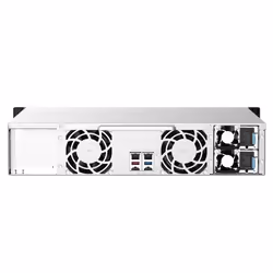 QNAP TS-1273AU-RP-8G server NAS e di archiviazione Armadio (2U) Ryzen Embedded V1500B 8 GB DDR4 0 TB QNAP QTS Alluminio, Nero - Vista aggiuntiva 6
