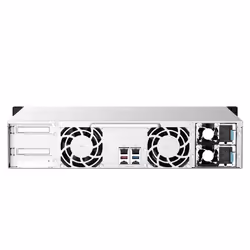 QNAP TS-1273AU-RP-8G server NAS e di archiviazione Armadio (2U) Ryzen Embedded V1500B 8 GB DDR4 0 TB QNAP QTS Alluminio, Nero - Vista aggiuntiva 7