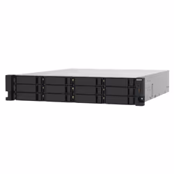 QNAP TS-1232PXU-RP NAS Armadio (2U) Annapurna Labs AL324 4 GB DDR4 0 TB QNAP QTS Nero - Vista aggiuntiva 5