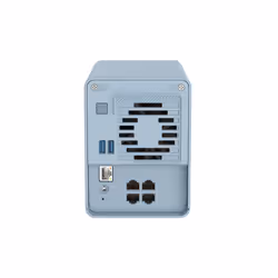 QNAP QMiroPlus-201W NAS Desktop Intel® Celeron® J4125 4 GB DDR4 0 TB QNAP Turbo System Blu - Vista aggiuntiva 5