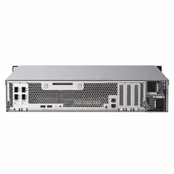 QNAP TS-h2490FU NAS Armadio (2U) EPYC 7302P 128 GB DDR4 0 TB QuTS hero Nero, Grigio - Vista aggiuntiva 6