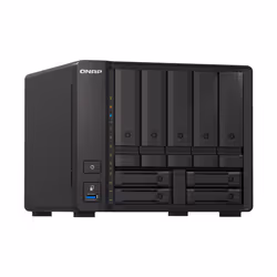 QNAP TS-H973AX NAS Tower Ryzen Embedded V1500B 8 GB DDR4 0 TB QuTS hero Nero - Vista aggiuntiva 4
