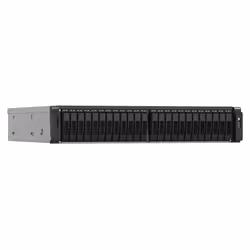 QNAP TS-h2490FU NAS Armadio (2U) EPYC 7302P 256 GB DDR4 0 TB QuTS hero Nero, Grigio - Vista aggiuntiva 2