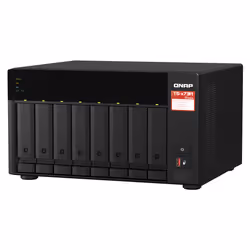 QNAP TS-873A NAS Tower Ryzen Embedded V1500B 8 GB DDR4 0 TB QNAP Turbo System Nero - Vista aggiuntiva 5