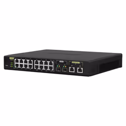 QNAP QSW-M2116P-2T2S switch di rete Gestito L2 2.5G Ethernet Supporto Power over Ethernet (PoE) Nero - Vista aggiuntiva 5