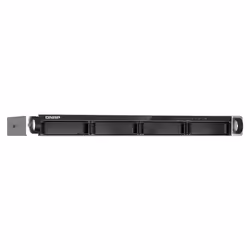 QNAP TS-435XEU NAS Rack (1U) Marvell CN9131 4 GB DDR4 0 TB QNAP QTS Nero, Grigio - Vista aggiuntiva 4