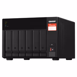 QNAP TVS-675 NAS Tower ZhaoXin KaiXian KX-6000 KX-U6580 8 GB DDR4 0 TB QuTS hero Nero - Vista aggiuntiva 4