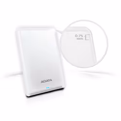 ADATA AHV620S-1TU3-CWH disco rigido esterno 1 TB 2.5" Micro-USB B 3.2 Gen 1 (3.1 Gen 1) Bianco - Vista aggiuntiva 8