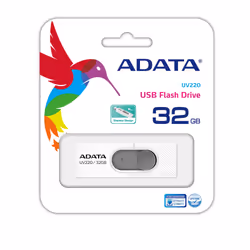 ADATA UV220 unità flash USB 32 GB USB tipo A 2.0 Grigio, Bianco - Vista aggiuntiva 3