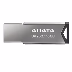 ADATA UV250, 16 GB, USB tipo A, 2.0, Senza coperchio, 5,6 g, Argento