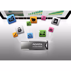 ADATA UV250 unità flash USB 32 GB USB tipo A 2.0 Argento - Vista aggiuntiva 6