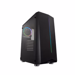 FSP CMT151, Midi Tower, PC, Nero, ATX, micro ATX, Acrilico, SPCC, Multi