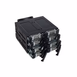 Icy Dock MB508SP-B pannello drive bay 2x 5,25" Pannello portante Nero - Vista aggiuntiva 8