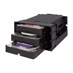 Icy Dock MB830SP-B contenitore di unità di archiviazione Custodia per Disco Rigido (HDD) Nero 3.5" - Vista aggiuntiva 8