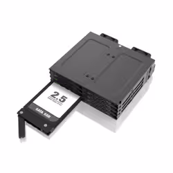 Icy Dock MB038SP-B contenitore di unità di archiviazione Box esterno HDD/SSD Nero 2.5" - Vista aggiuntiva 6