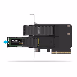 Icy Dock MB312M4P-B scheda di interfaccia e adattatore M.2, PCIe - Vista aggiuntiva 2