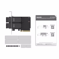 Icy Dock MB312M4P-B scheda di interfaccia e adattatore M.2, PCIe - Vista aggiuntiva 8