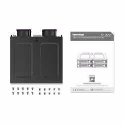 Icy Dock MB324V4P-B contenitore di unità di archiviazione Box esterno SSD Nero 2.5" - Vista aggiuntiva 7