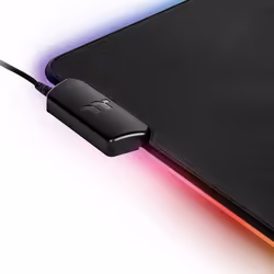 Thermaltake GMP-LVT-RGBHMS-01 tappetino per mouse Tappetino per mouse per gioco da computer Nero - Vista aggiuntiva 6