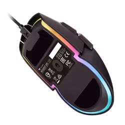 Thermaltake Argent M5 RGB mouse Gaming Ambidestro USB tipo A Ottico 16000 DPI - Vista aggiuntiva 5