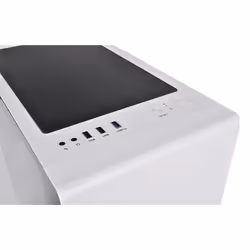 Thermaltake S100 Tempered Glass Snow Edition Micro Tower Bianco - Vista aggiuntiva 5