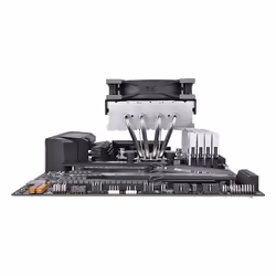 Thermaltake Toughair 110 Processore Refrigeratore 12 cm Nero, Argento - Vista aggiuntiva 5
